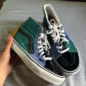 Used high top old skool vans womens 9.5